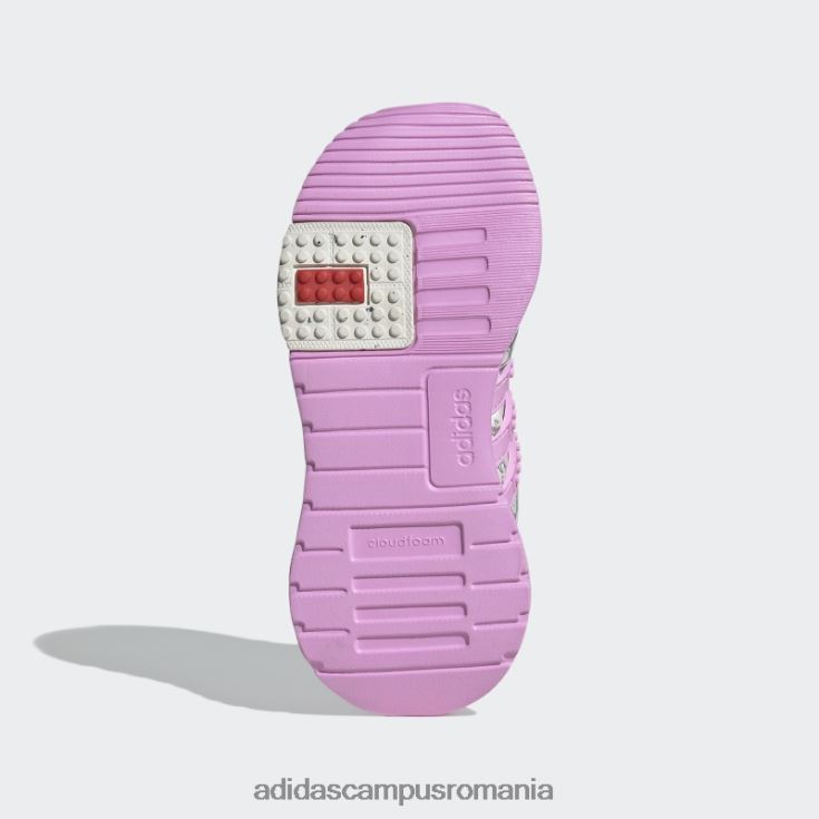 adidas campus romania pantofi white hot x lego racer tr unisex alb/liliac/negru J266N218066