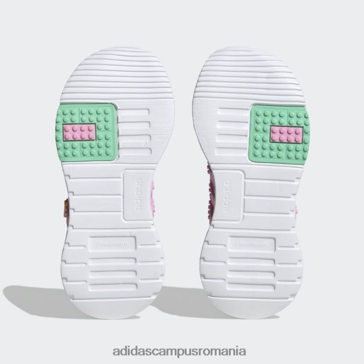 adidas campus romania x lego racer tr21 pantofi cu dantela elastica si cu bretele de sus orhidee unisex orhidee/eqt galben J266N211284