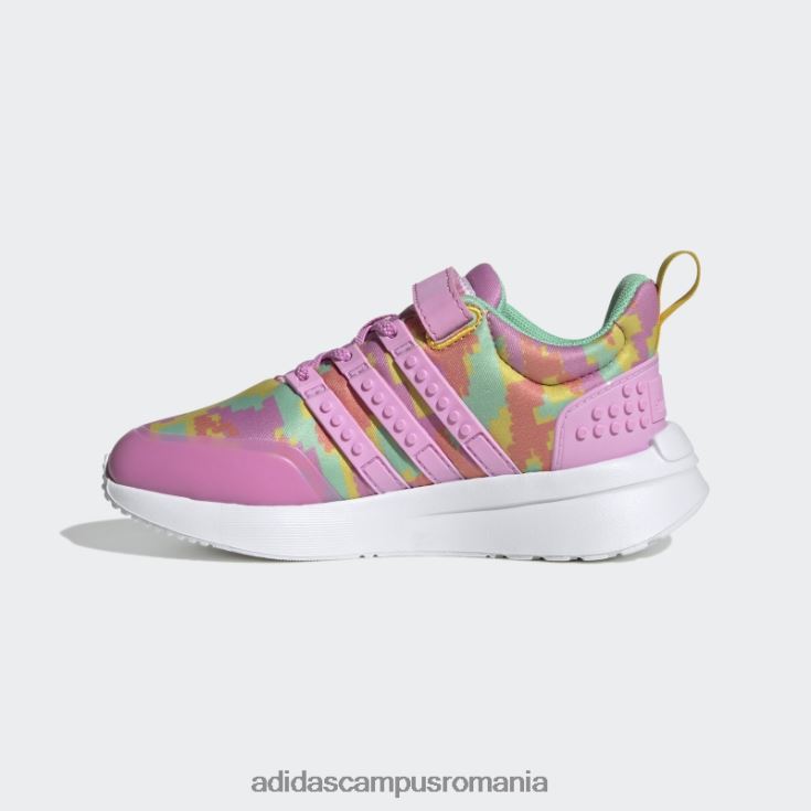 adidas campus romania x lego racer tr21 pantofi cu dantela elastica si cu bretele de sus orhidee unisex orhidee/eqt galben J266N211284