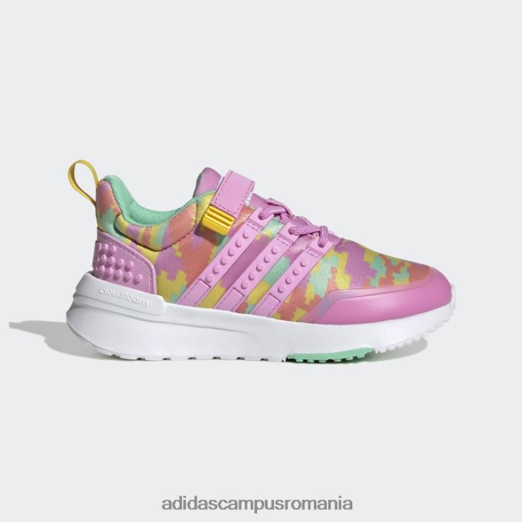 adidas campus romania x lego racer tr21 pantofi cu dantela elastica si cu curea de sus orhidee fierbinte unisex orhidee/eqt galben J266N218043