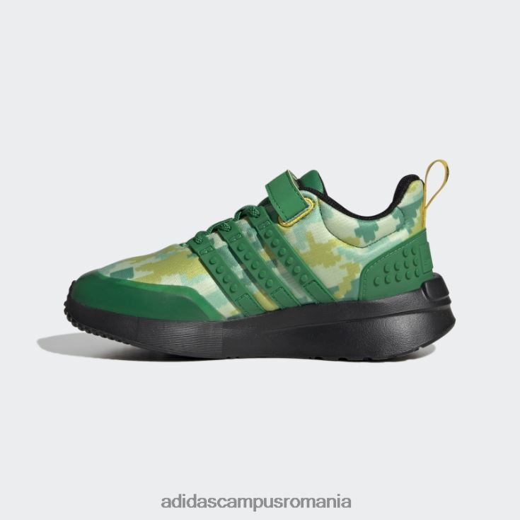 adidas campus romania x lego racer tr21 pantofi cu dantela elastica si cu curea superioara moda verde unisex verde/negru J266N218041
