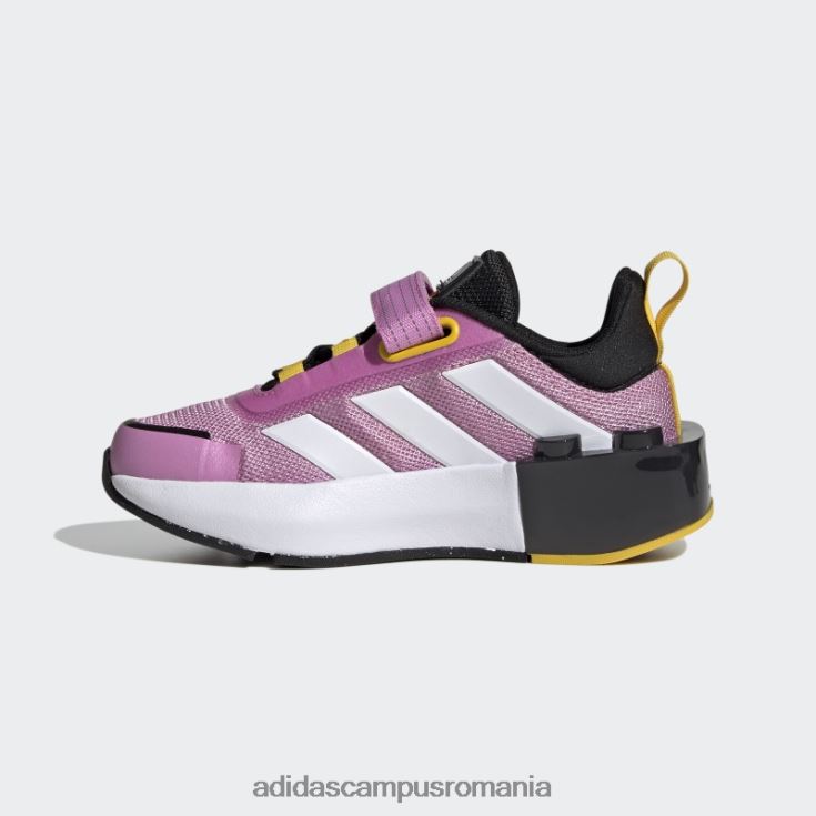 adidas campus romania x lego tech rnr pantofi din dantela elastica orhidee unisex orhidee/alb/negru J266N224513