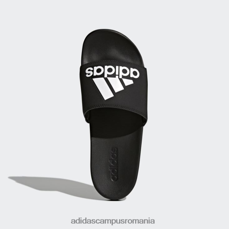 adidas campus romania diapozitive albe adilette confort unisex alb negru J266N2699