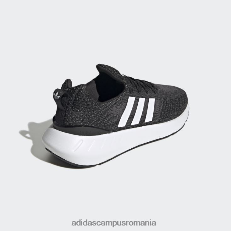 adidas campus romania Swift Grey Run 22 pantofi moda unisex negru/alb/gri J266N23871
