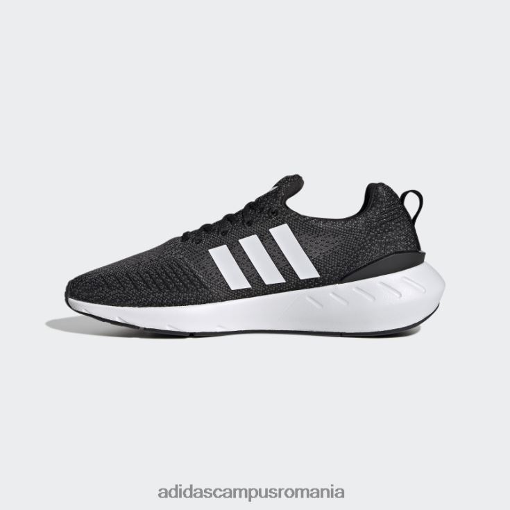adidas campus romania Swift Grey Run 22 pantofi moda unisex negru/alb/gri J266N23871