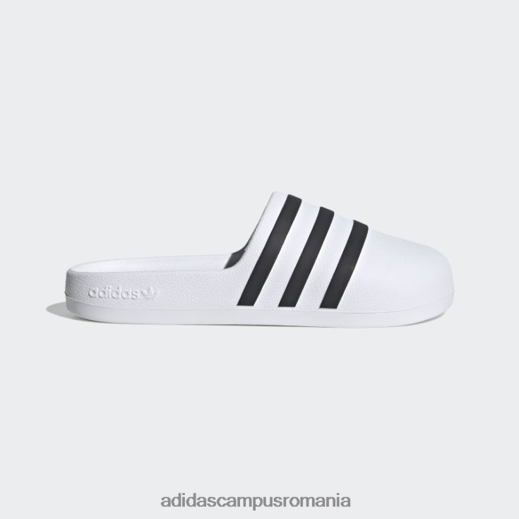 adidas campus romania adifom adilette slides white unisex alb negru J266N212541