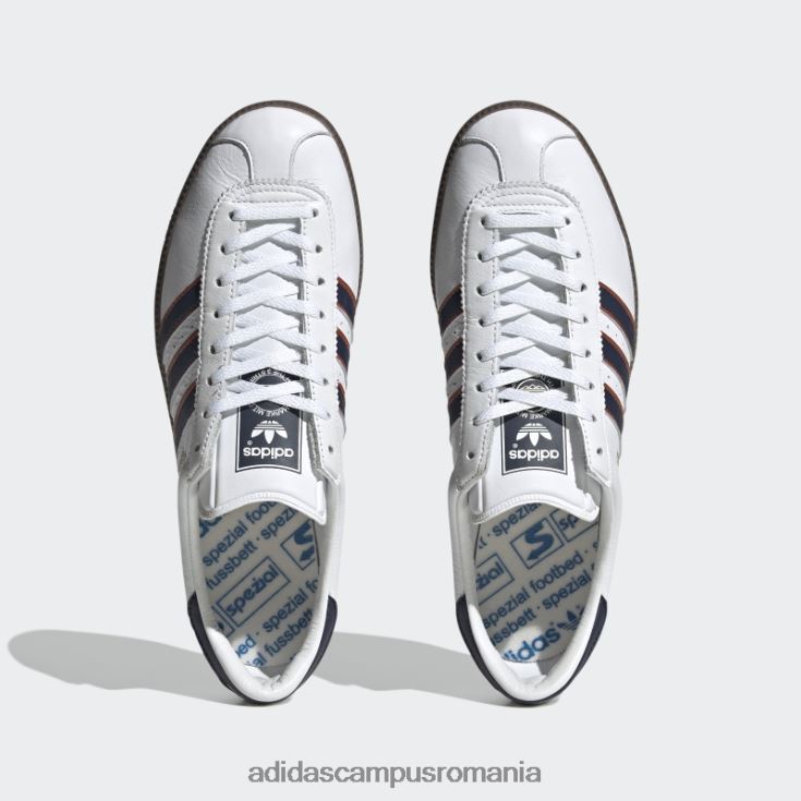 adidas campus romania alb hochelaga spzl unisex alb/marinier/portocaliu J266N24409