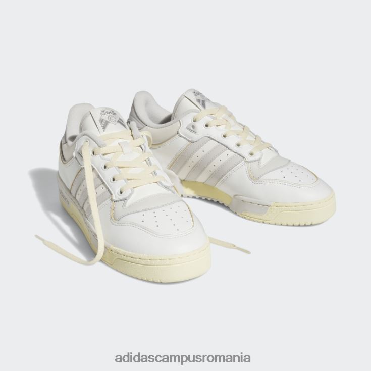 adidas campus romania alb rivalitate low 86 pantofi unisex alb/gri J266N212337
