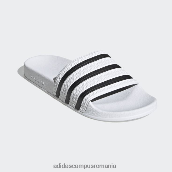 adidas campus romania diapozitive adilette alb/negru unisex alb negru J266N23856