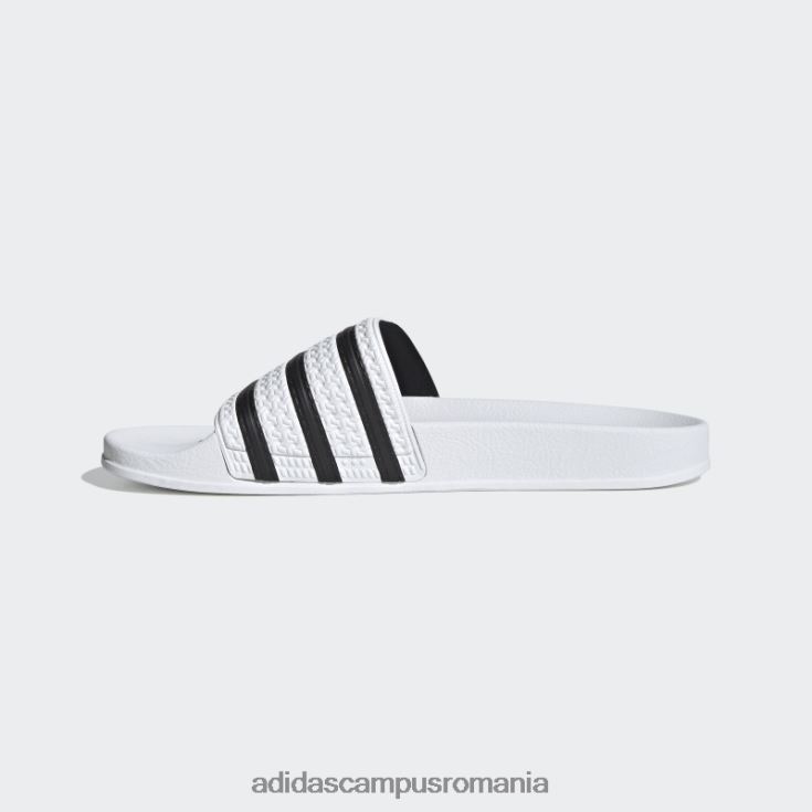 adidas campus romania diapozitive adilette alb/negru unisex alb negru J266N23856