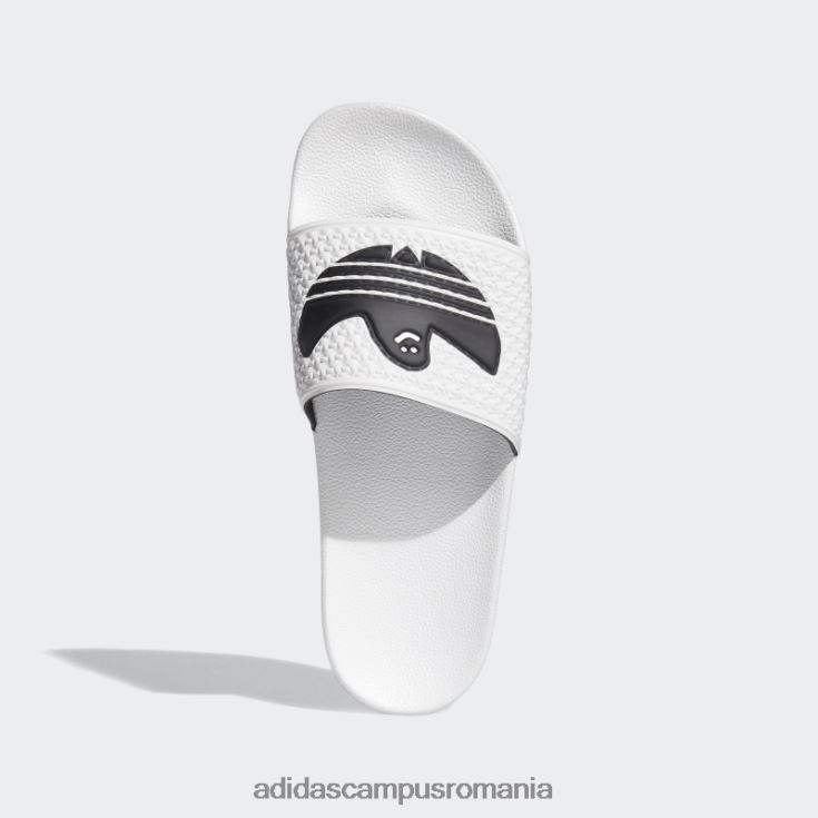 adidas campus romania diapozitive shmoofoil adidas albe unisex alb negru J266N24494