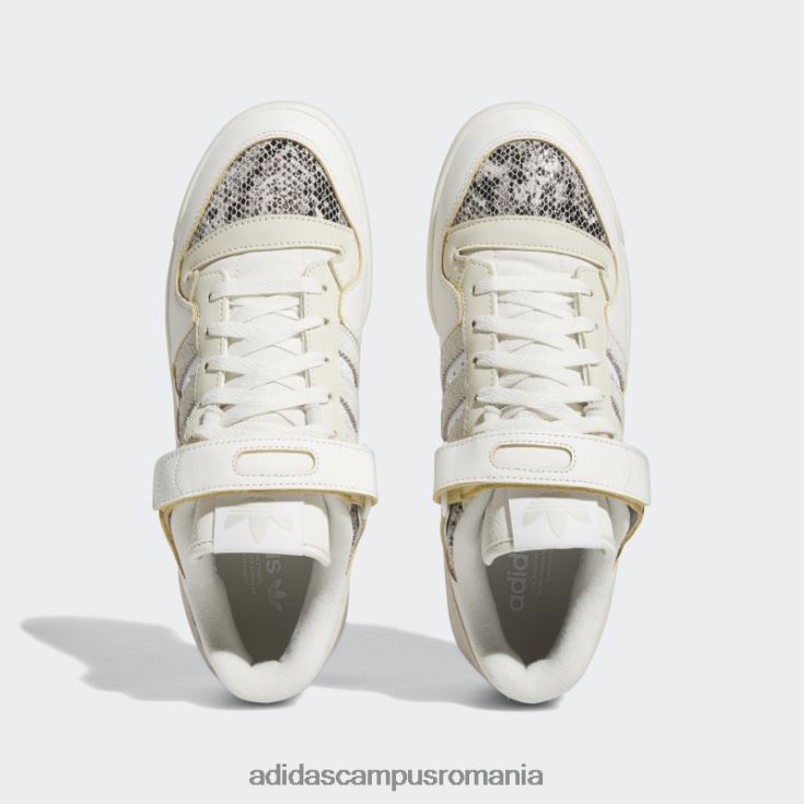 adidas campus romania fashion alb forum 84 pantofi jos unisex alb/orbit gri J266N212490