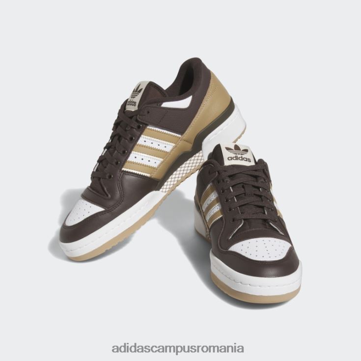 adidas campus romania forum 84 low adv pantofi maro închis unisex maro închis/nuanță ecru/alb J266N212619