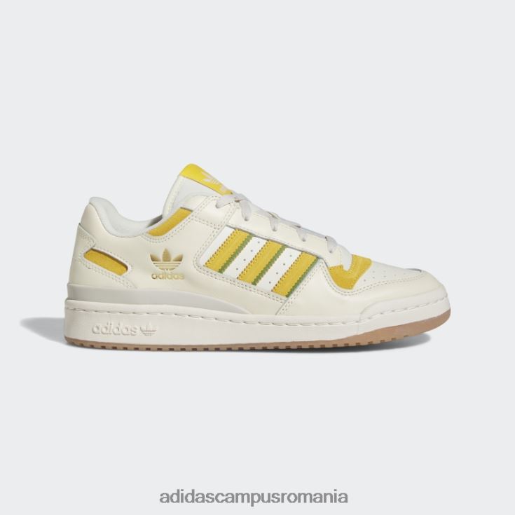 adidas campus romania forum alb pantofi clasici jos unisex alb/auriu/verde J266N212364