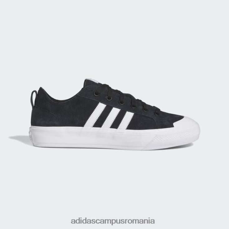 adidas campus romania nizza low adv pantofi negri unisex alb negru J266N23950