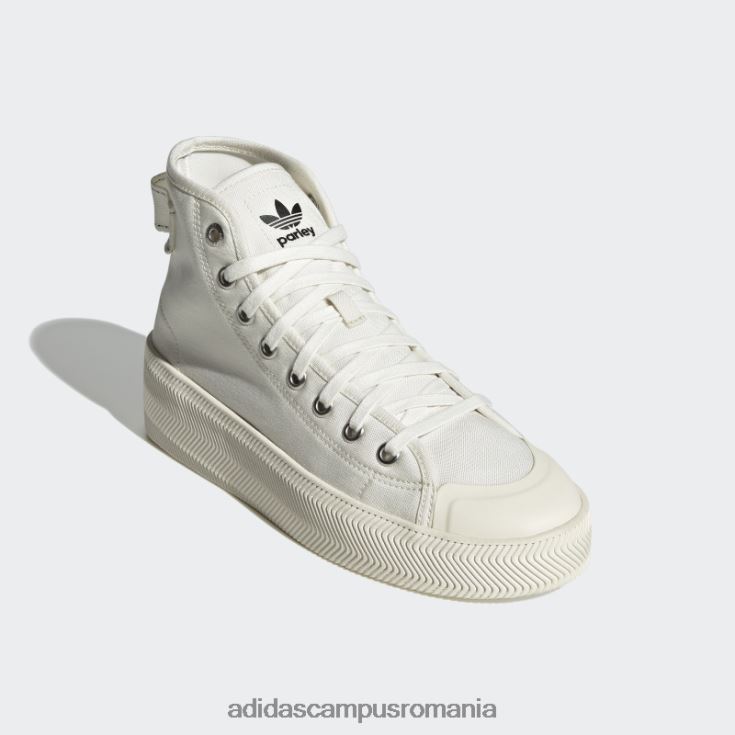 adidas campus romania nizza parley pantofi albi unisex alb J266N2524