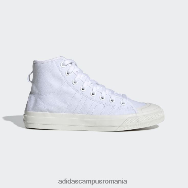 adidas campus romania nizza rf hi pantofi albi unisex alb J266N2588
