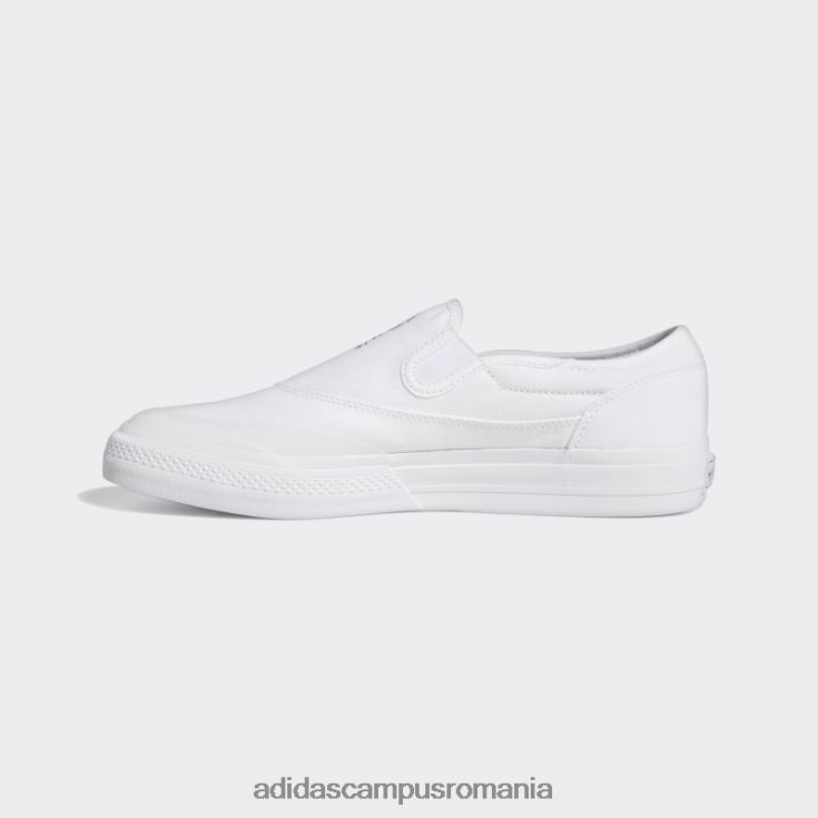 adidas campus romania nizza rf pantofi albi unisex alb negru J266N24592
