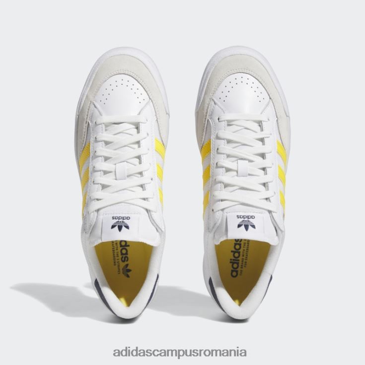 adidas campus romania nora pantofi aurii unisex alb/auriu/marin J266N212811