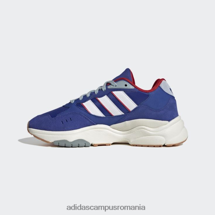adidas campus romania pantofi albaștri retropy f90 unisex albastru/alb/stacojiu J266N212700