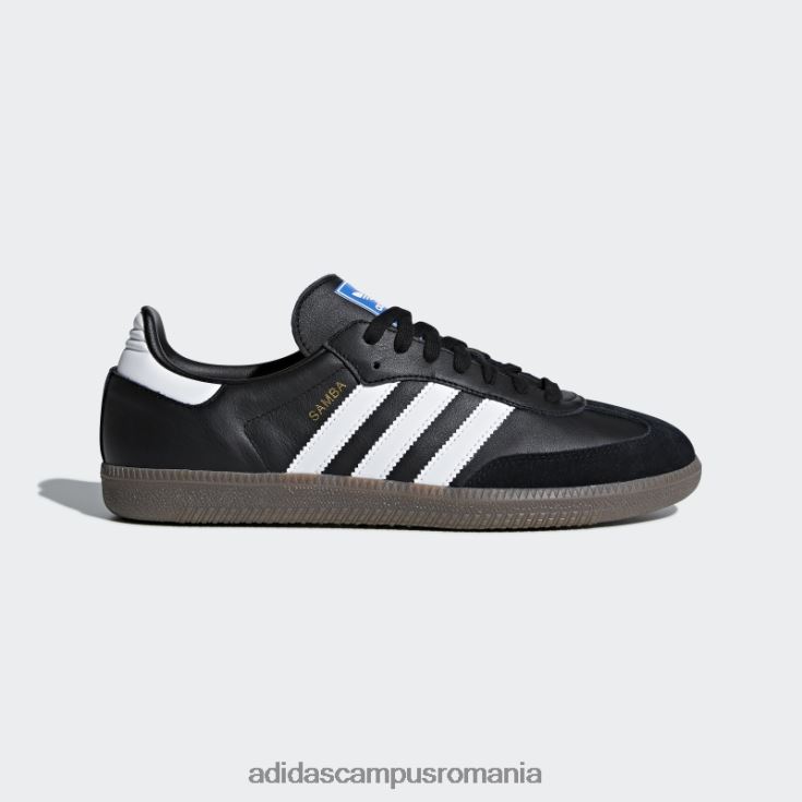 adidas campus romania pantofi albi samba og unisex negru/alb/gumă J266N24470