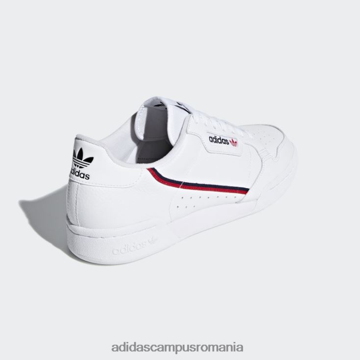 adidas campus romania pantofi continental 80 bleumarin fierbinte unisex alb/stacojiu/marin J266N212215