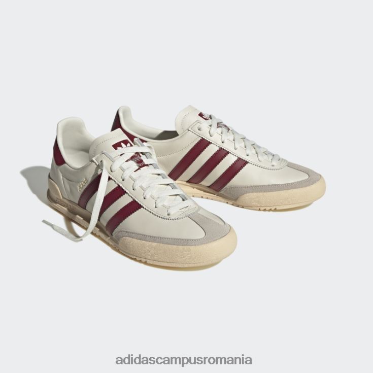 adidas campus romania pantofi de blugi albi unisex alb/nisip/visiniu J266N212803
