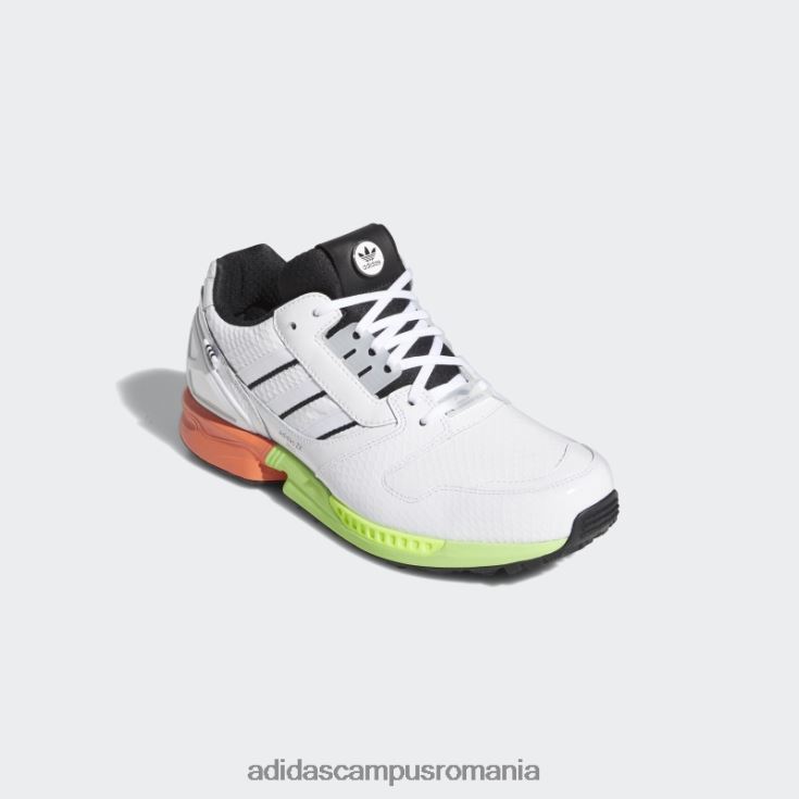 adidas campus romania pantofi de golf zx 8000 alb unisex alb negru J266N2740