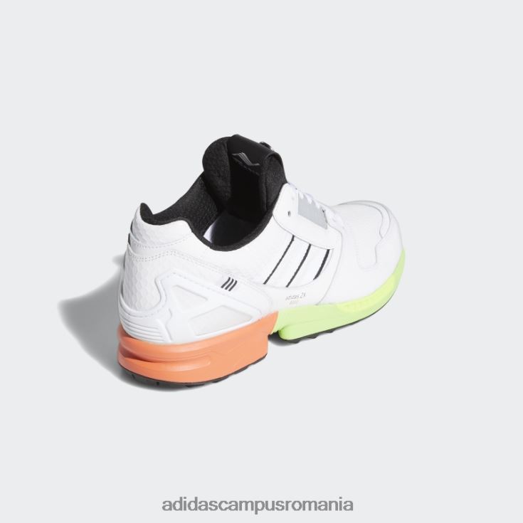 adidas campus romania pantofi de golf zx 8000 alb unisex alb negru J266N2740