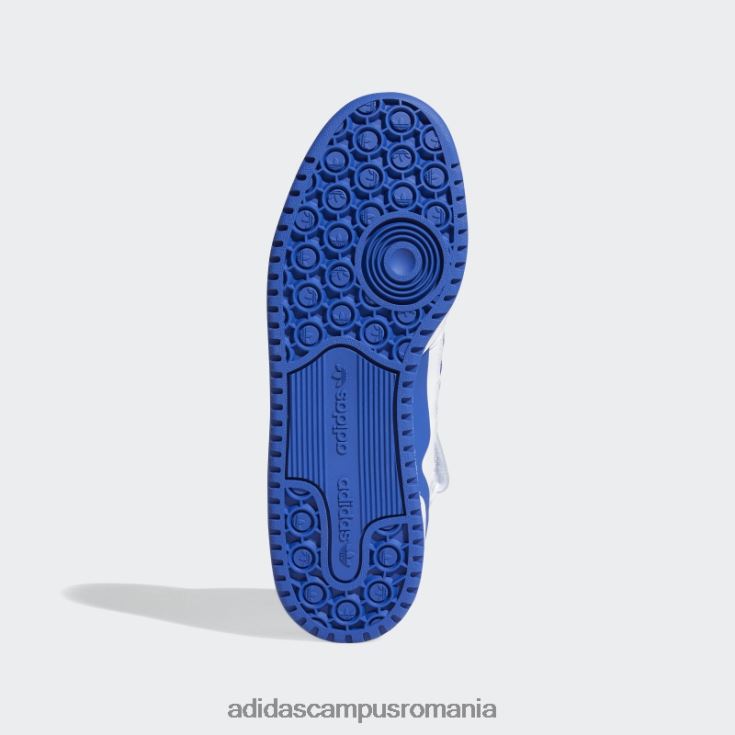adidas campus romania pantofi forum mid albastru regal unisex alb/albastru regal J266N23845