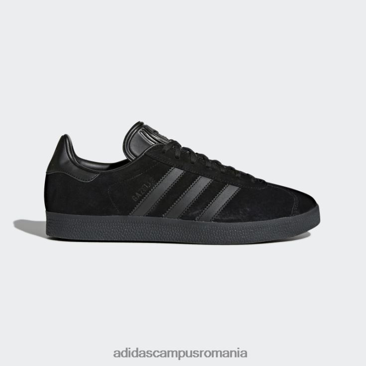 adidas campus romania pantofi gazel negri unisex negru J266N24364
