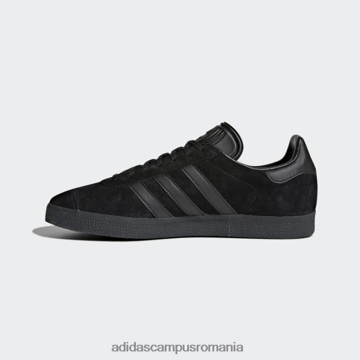 adidas campus romania pantofi gazel negri unisex negru J266N24364