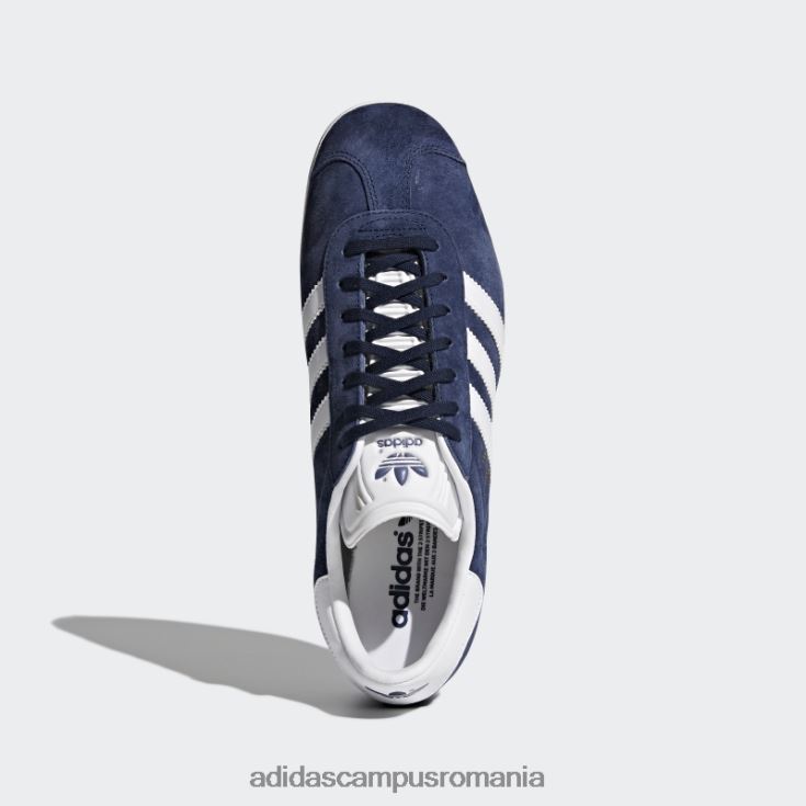 adidas campus romania pantofi gazele bleumarin unisex bleumarin/alb/auriu metalic J266N23851