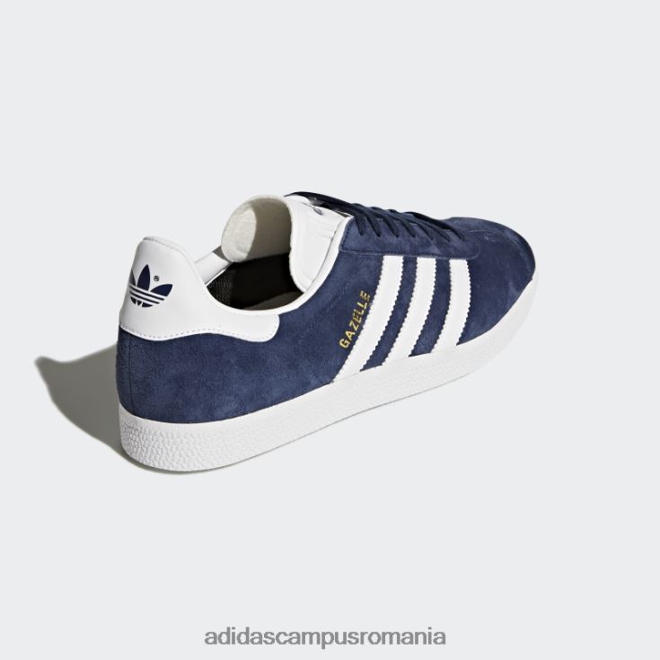 adidas campus romania pantofi gazele bleumarin unisex bleumarin/alb/auriu metalic J266N23851