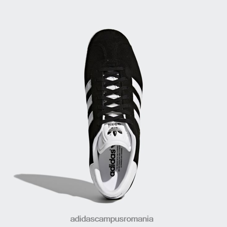 adidas campus romania pantofi gazelle gold metalic unisex negru/alb/auriu metalic J266N23881
