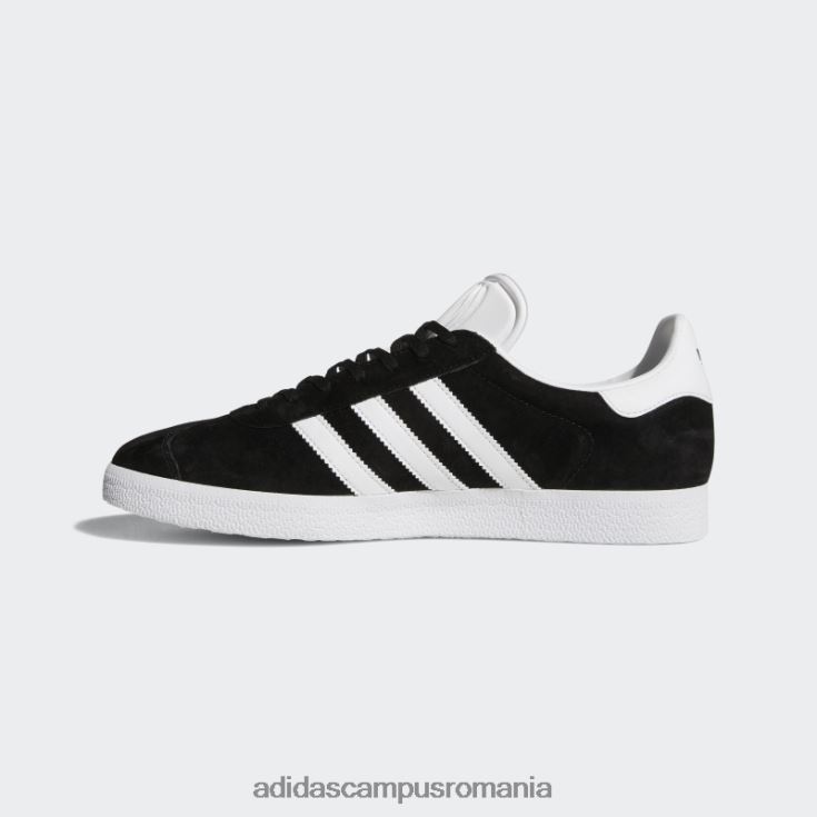 adidas campus romania pantofi gazelle gold metalic unisex negru/alb/auriu metalic J266N23881