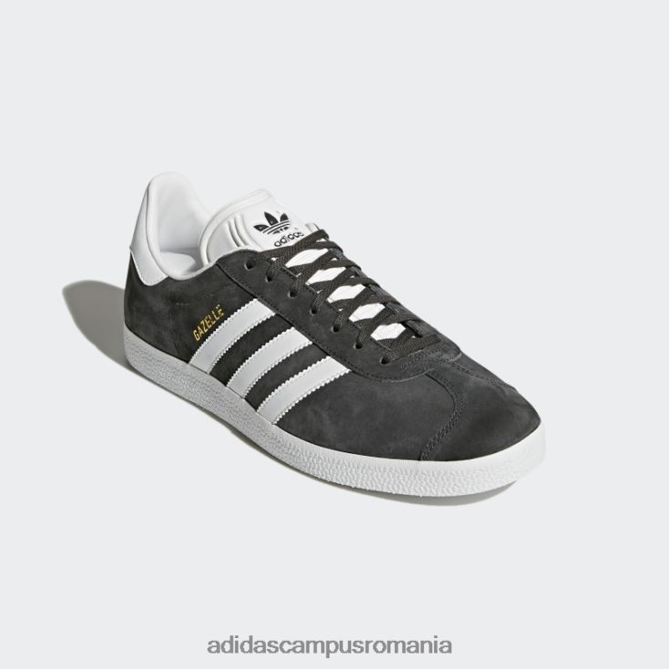 adidas campus romania pantofi gazelle gri adidas unisex gri/alb/auriu metalic J266N24707