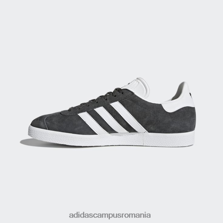 adidas campus romania pantofi gazelle gri adidas unisex gri/alb/auriu metalic J266N24707