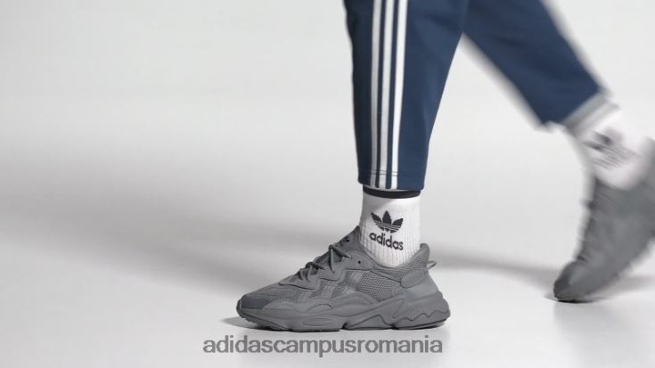 adidas campus romania pantofi gri ozweego unisex gri/negru J266N212200