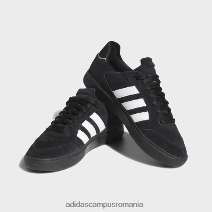 adidas campus romania pantofi joase Tyshawn aurii metalici unisex negru/alb/auriu metalic J266N212424