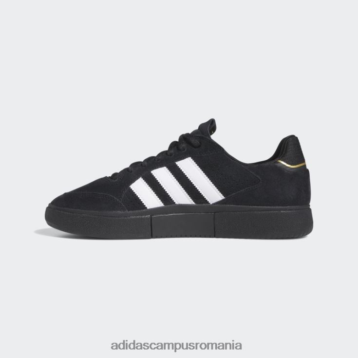 adidas campus romania pantofi joase Tyshawn aurii metalici unisex negru/alb/auriu metalic J266N212424