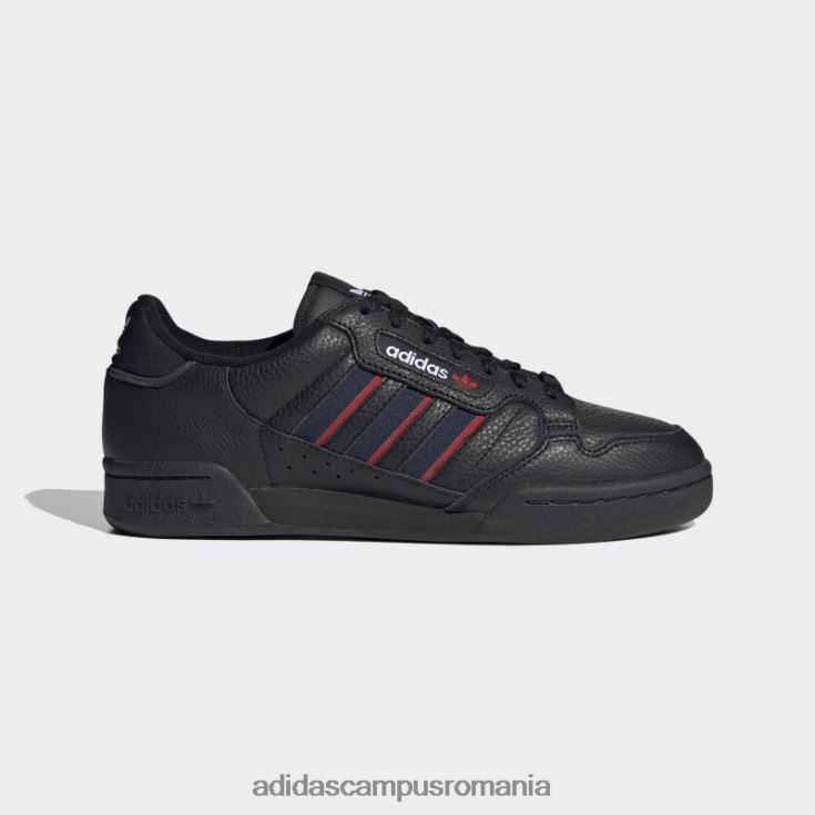 adidas campus romania pantofi negri continental 80 dungi adidas unisex negru/marinier/rosu J266N212849