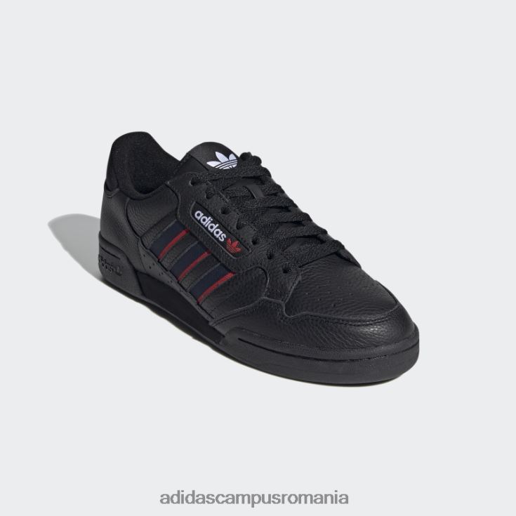 adidas campus romania pantofi negri continental 80 dungi adidas unisex negru/marinier/rosu J266N212849