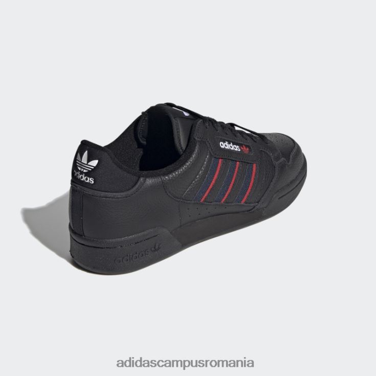 adidas campus romania pantofi negri continental 80 dungi adidas unisex negru/marinier/rosu J266N212849