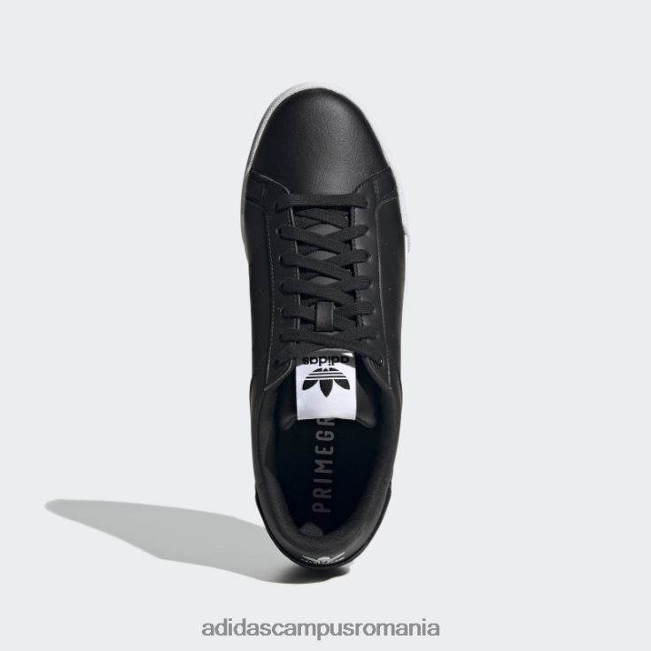 adidas campus romania pantofi negri court tourino unisex alb negru J266N212989