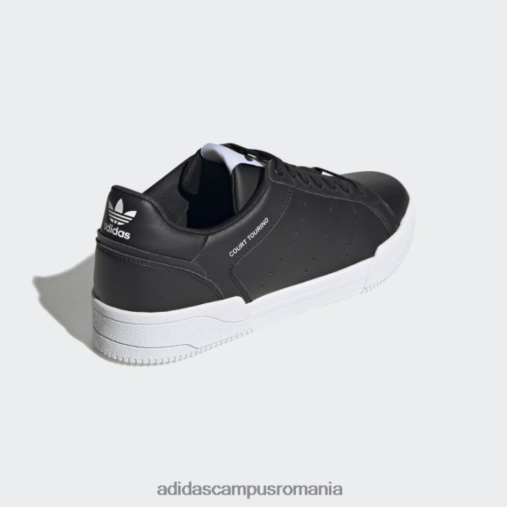 adidas campus romania pantofi negri court tourino unisex alb negru J266N212989