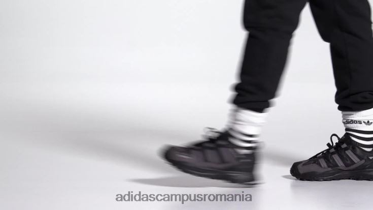 adidas campus romania pantofi negri hyperturf unisex negru/argintiu/gri urme J266N23917