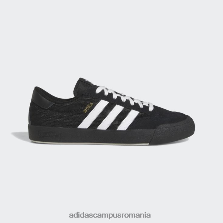 adidas campus romania pantofi negri nora unisex negru/alb/auriu metalic J266N24145
