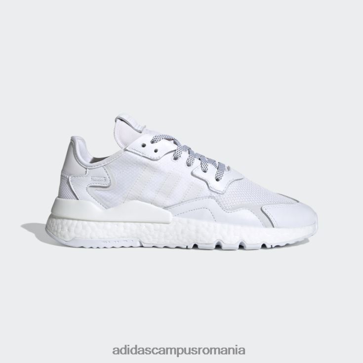 adidas campus romania pantofi nite jogger albi unisex alb J266N24507