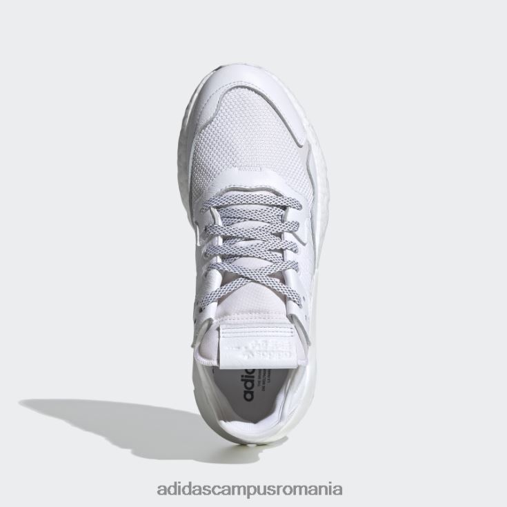 adidas campus romania pantofi nite jogger albi unisex alb J266N24507
